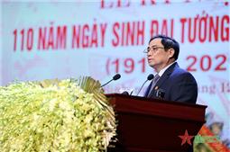 Thủ tướng Phạm Minh Chính dự Lễ kỷ niệm 110 năm Ngày sinh Đại tướng Võ Nguyên Giáp